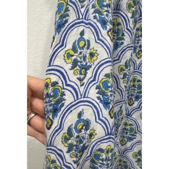 Roberta Roller Rabbit Priya Saloni Dress Womens Size XS Off The Shoulder Floral - Picture 7 of 9